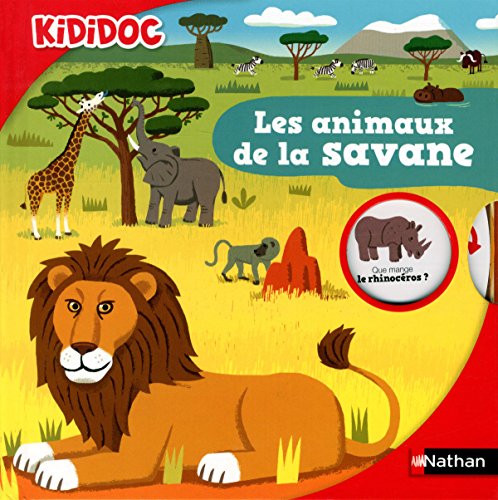 9782092553978: Les animaux de la savane - Livre anim Kididoc - Ds 5 ans (15)