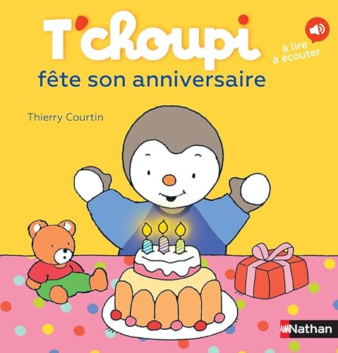 Beispielbild fr Tchoupi fete son anniversaire (French Edition) zum Verkauf von Red's Corner LLC