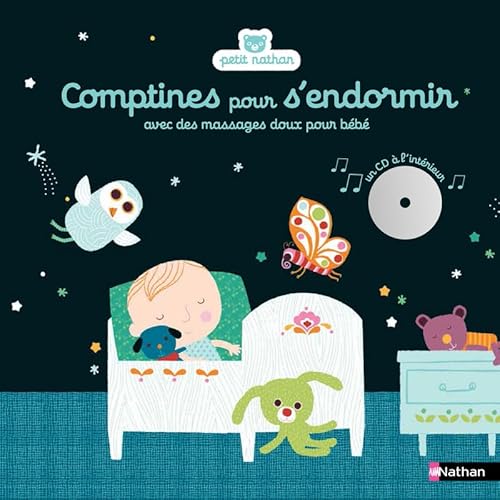 Imagen de archivo de Comptines pour s'endormir avec des massages doux pour b b a la venta por WorldofBooks