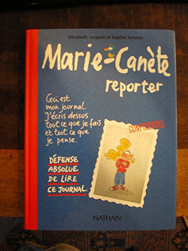 Stock image for Marie-Cante reporter for sale by medimops
