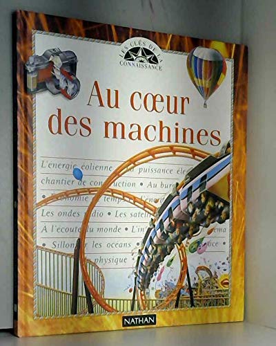 Beispielbild fr Au coeur des machines zum Verkauf von medimops