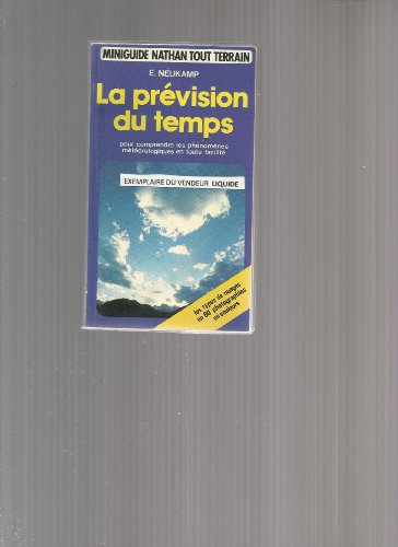 La prévision du temps Miniguide Nathan tout terrain