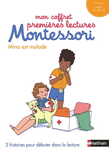 Beispielbild fr Mon coffret premires lectures Montessori : Mina est malade - Niveau 1 - 4/7 ans zum Verkauf von medimops