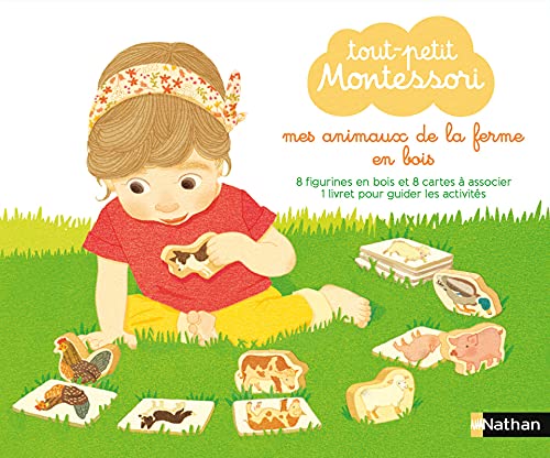 9782092791509: Tout-petit Montessori - Mes Animaux de la ferme en bois - Ds 15 mois