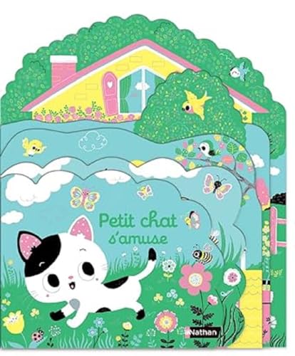 Beispielbild fr Petit Chat s'amuse - Livre d'veil tout carton dcoup en paysages - pour les bbs ds 6 mois zum Verkauf von Librairie Th  la page