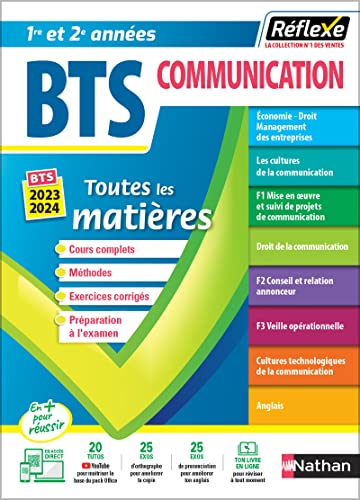 Immagine dell'editore per Toutes les matires - BTS Communication - Rflexe - Examens 2023-2024 venduto da Solibri
