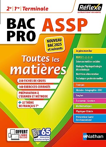 9782095017378: Toutes les matires - Bac Pro ASSP - Rflexe - 2025