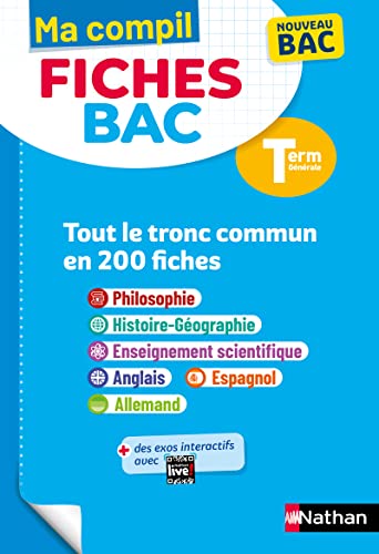 Stock image for Ma Compil Fiches BAC Terminale Tronc commun [FRENCH LANGUAGE - Soft Cover ] for sale by booksXpress