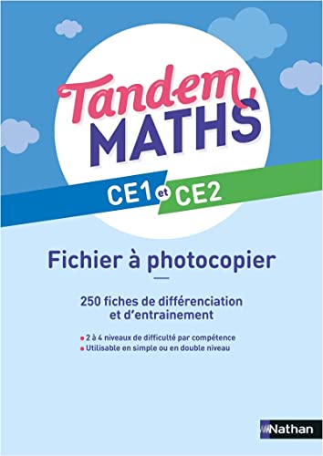 Beispielbild fr Tandem - Maths CE1 CE2 - Fichier  photocopier zum Verkauf von medimops