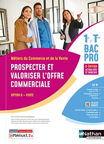 Beispielbild fr Prospecter et valoriser l'offre commerciale - Option B - 1re/Term Bac pro - Livre + licence lve 2023 zum Verkauf von Gallix