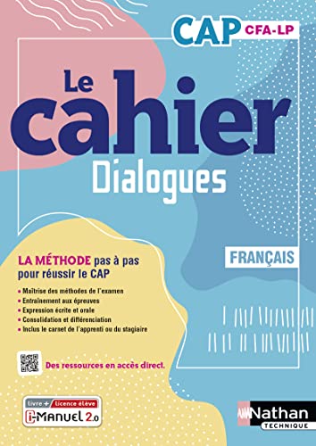Stock image for Franais CAP - Cahier de cours et d'activits (Dialogues) Livre + licence lve - 2023 for sale by Gallix