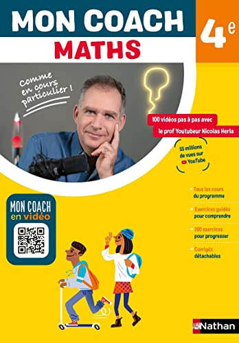 Stock image for Mon coach Maths 4e [FRENCH LANGUAGE - Soft Cover ] for sale by booksXpress