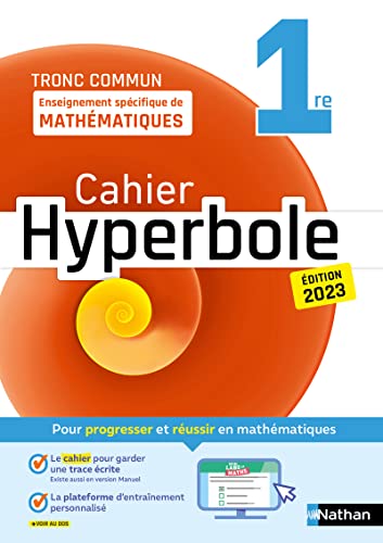 Stock image for Hyperbole 1re - Enseignement spcifique - Cahier - 2023 for sale by medimops