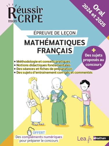 Beispielbild fr Epreuve orale Leon - Compil Maths Franais - CRPE 2024 et 2025 zum Verkauf von Gallix