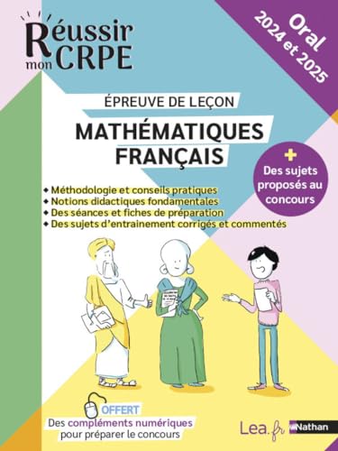 Imagen de archivo de Epreuve orale Leon - Compil Maths Franais - CRPE 2024 et 2025 a la venta por Gallix