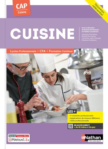 Stock image for Cuisine CAP Cuisine - 2024 - Pochette - lve - + iManuel for sale by Gallix