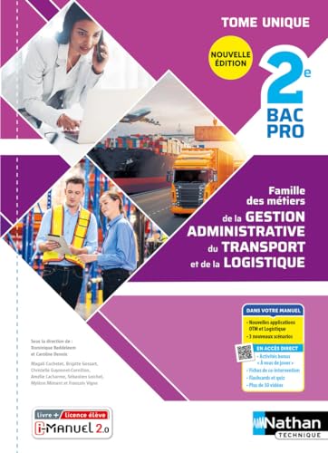 Beispielbild fr Mtiers de la gestion administrative du transport de la logistique 2de Bac Pro AGOrA-OTM-Logistique - 2024 - Pochette - lve - + iM zum Verkauf von Gallix