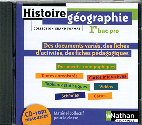 Beispielbild fr Coffret de Ressources Histoire-Gographie 1re Bac Pro 3 ans Grand Format Coffret pdagogique zum Verkauf von Buchpark
