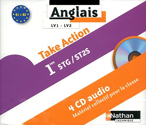 9782098115880: 4 CD audio - Anglais - Take Action - 1res STMG - ST2S CD audio collectifs Audio