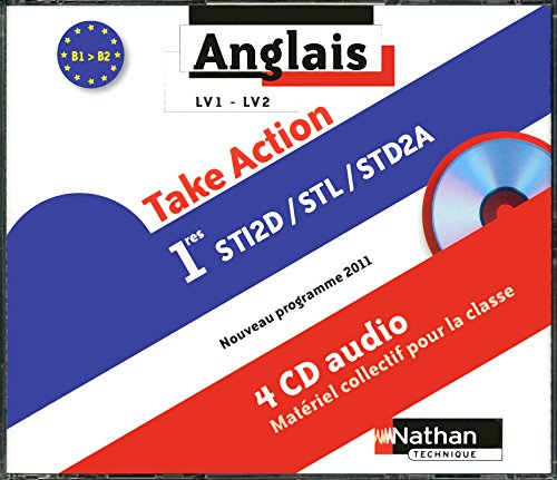Stock image for 4 CD audio - Anglais - Take Action - 1res STI2D-STL-STD2A CD audio collectifs Audio for sale by Buchpark
