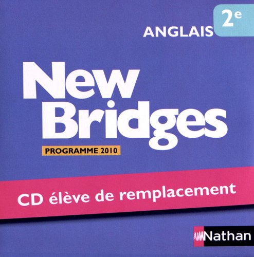 9782098769175: Anglais 2e New Bridges : Elve de remplacement, Programme 2010 (1CD audio)