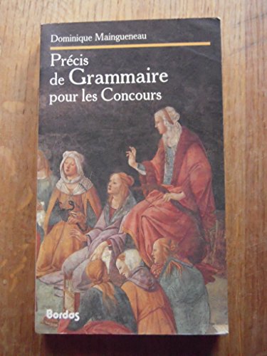 Beispielbild fr Prcis de grammaire pour examens et concours zum Verkauf von Ammareal