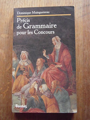 Imagen de archivo de Prcis de grammaire pour examens et concours a la venta por Ammareal