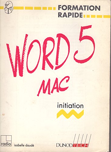 Imagen de archivo de Word 5 Mac. a la venta por LiLi - La Libert des Livres