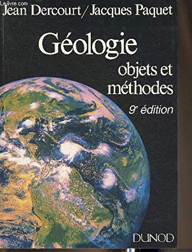 Stock image for Gologie : Objets et mthodes for sale by medimops