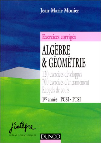 Imagen de archivo de Exercices corrigs de mathmatiques: 120 exercices dvelopps, 700 exercices d'entranement, rappels de cours a la venta por medimops