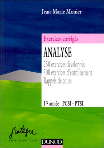 Imagen de archivo de Exercices corrigs de mathmatiques: 250 exercices dvelopps, 500 exercices d'entranement, rappels de cours a la venta por medimops