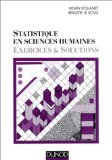 9782100035861: Statistique En Sciences Humaines