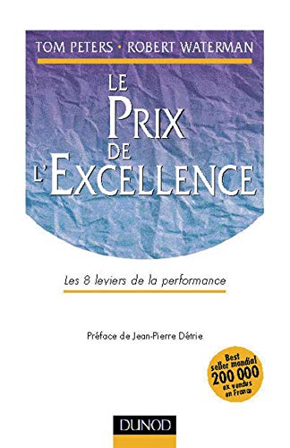 Stock image for Le prix de l'excellence for sale by medimops