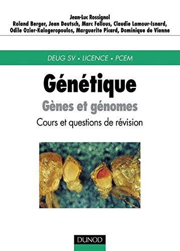 9782100045600: Genetique. Genes Et Genomes, Cours Et Questions De Revision