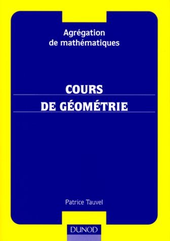 Beispielbild fr Cours De Gomtrie zum Verkauf von RECYCLIVRE