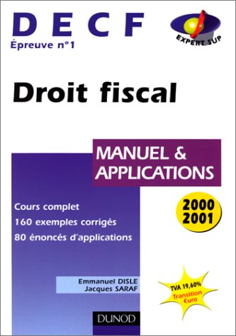 Stock image for Droit fiscal for sale by A TOUT LIVRE