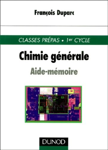Beispielbild fr Aide-mmoire de chimie gnrale zum Verkauf von medimops