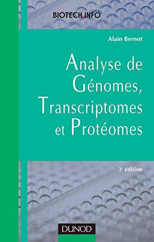 Stock image for L'analyse De Gnomes, Transcriptomes Et Protomes for sale by RECYCLIVRE