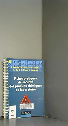 Beispielbild fr Fichies Pratiques de Securite des Produits Chimiques au Laboratoire Aide Mmoire Ingenieur zum Verkauf von medimops