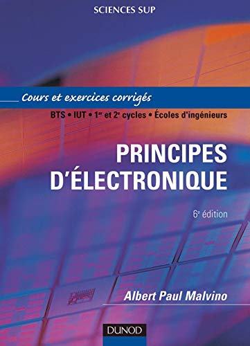 9782100058105: Principes d'lectronique: Cours et exercices corrigs