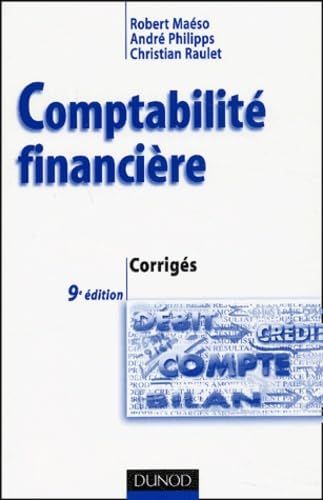 Imagen de archivo de Comptabilit financire : Corrigs a la venta por Ammareal