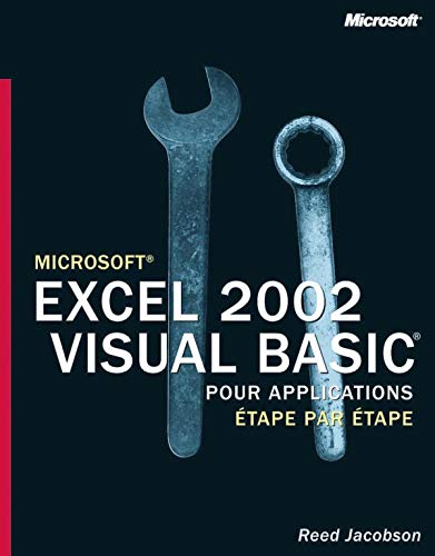 9782100063864: Excel 2002 Visual Basic pour applications tape par tape. Avec CD-ROM