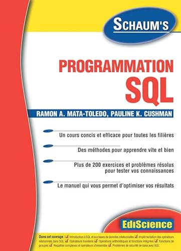 Imagen de archivo de Programmation SQL a la venta por Ammareal