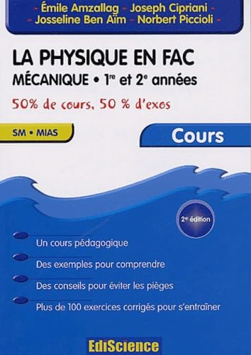 9782100070916: Mcanique: Cours et exercices corrigs 1e et 2e annes
