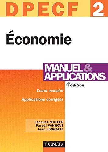 Beispielbild fr DPECF, numro 2 : conomie : Manuel et applications zum Verkauf von medimops