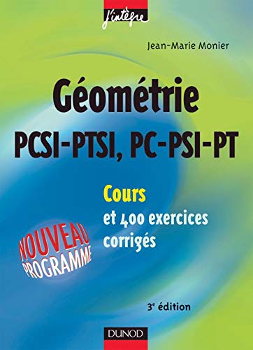 Géométrie - PCSI-PTSI, PC-PSI-PT