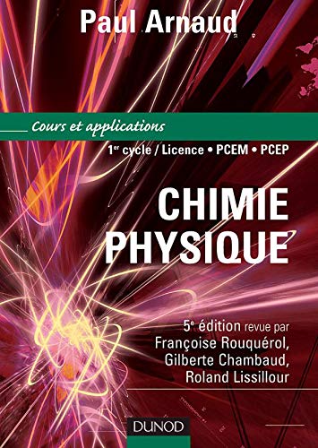 Beispielbild fr Chimie physique : Cours et exercices corrigs zum Verkauf von medimops