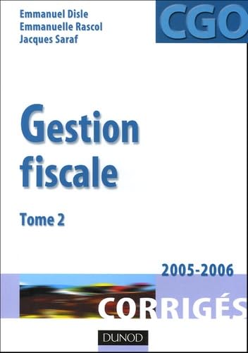 Stock image for Gestion fiscale : Tome 2 Corrigs for sale by medimops