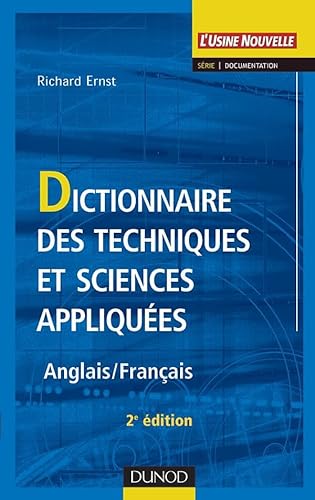 9782100489305: Dictionnaire des techniques et sciences appliques - 2me dition - Anglais / Franais: Anglais / Franais