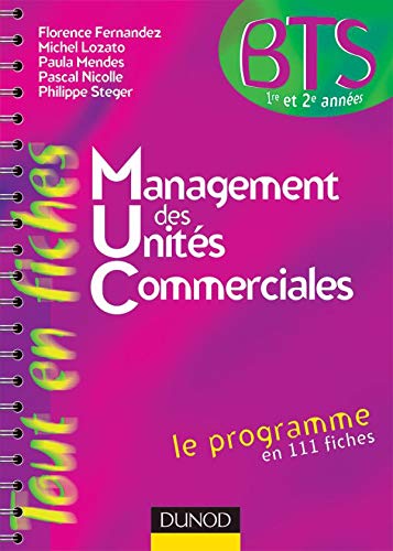 Stock image for Management Des Units Commerciales : Bts 1re Et 2e Annes for sale by RECYCLIVRE